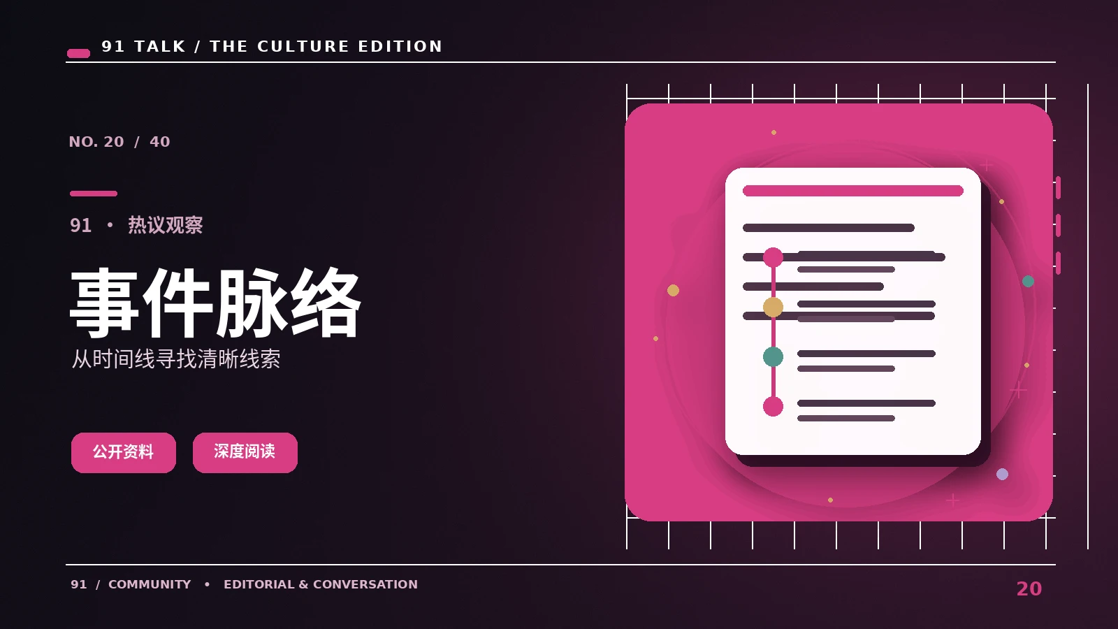 整理事件时间线时先核对什么